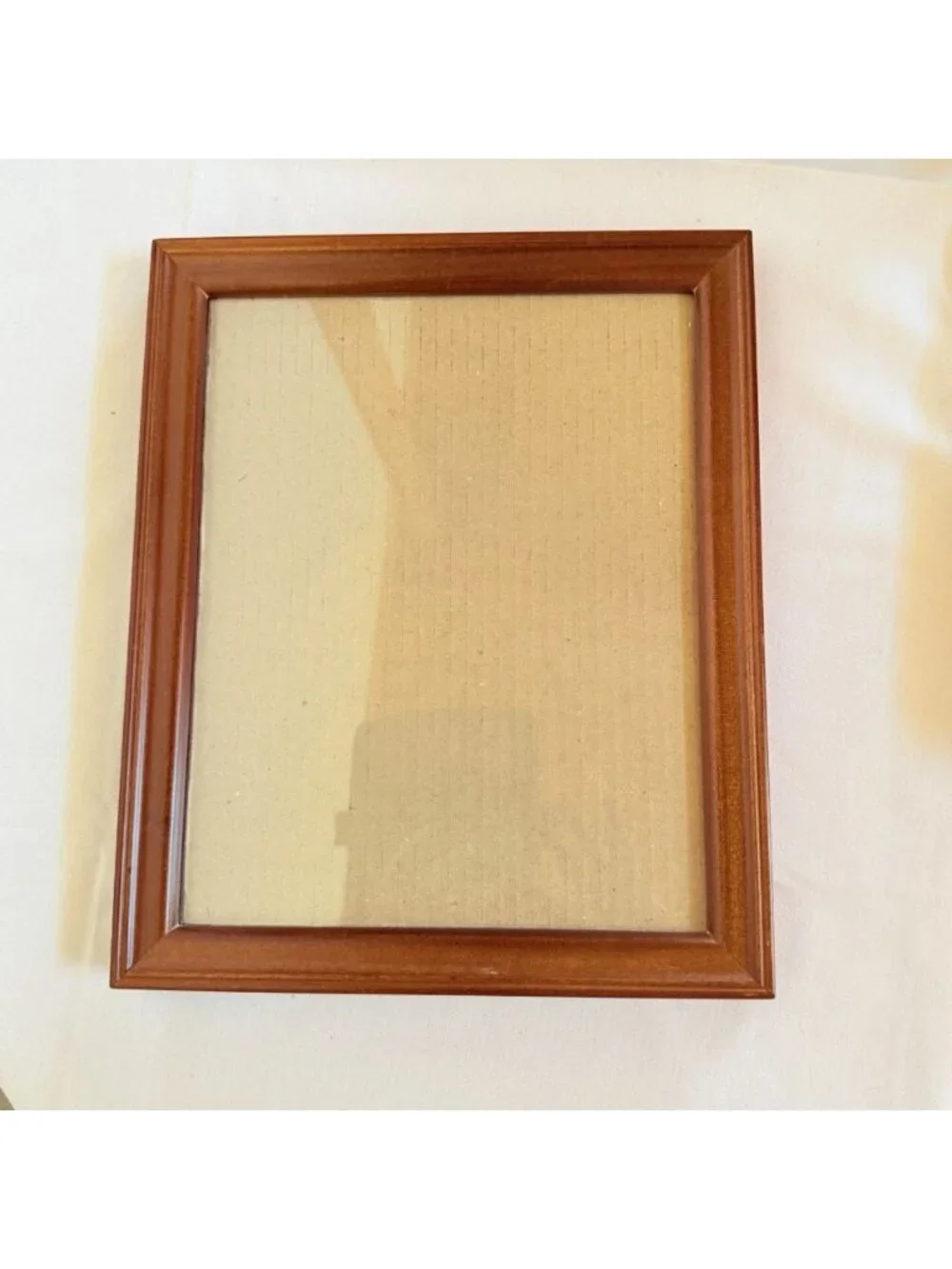 Vintage Light Wood Picture Frame Holds 8x10 Photo Art Farmhouse Cottage Decor